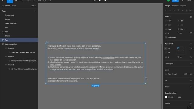 Как сделать адаптив для текста с Автолейаут 2 мин/Responsive for text with Autolayout in Figma 2 mi смотреть онлайн