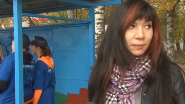 Яркие автобусные остановки появились на улицах города смотреть онлайн