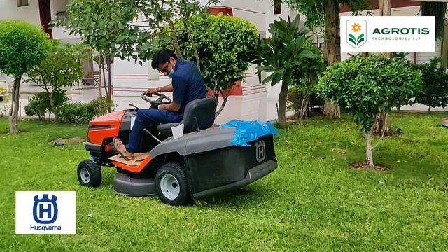 Husqvarna TC 130 Tractor Available At AGROTIS TECNOLOGIES LLP. Contact :- 98 98 823 823