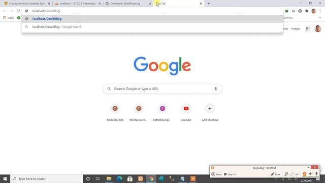 Initial Setting up of Wordpress смотреть онлайн