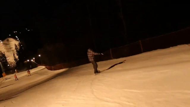 Степаново. Спуск на лыжах смотреть онлайн