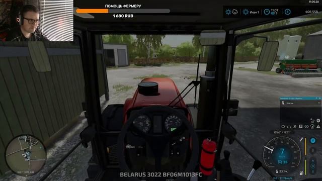 Farming Simulator 22: Calmsden Farm - Начало уборочной... #23 смотреть онлайн