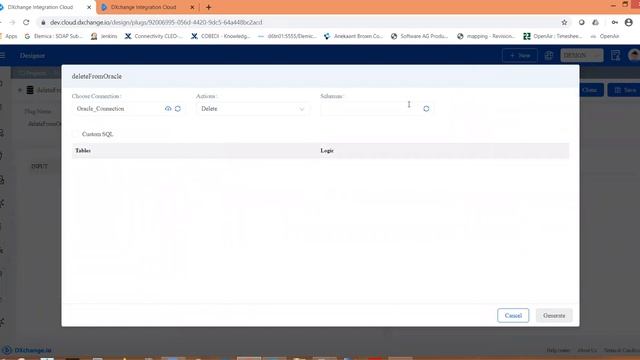 DXchange Integration Cloud - Oracle Database Delete Operation смотреть онлайн
