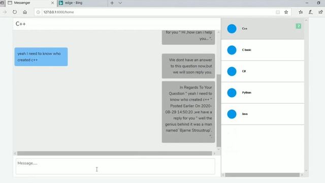 Basic Auto Reply Bot with Web Sockets ( My fifth Web-Project) смотреть онлайн