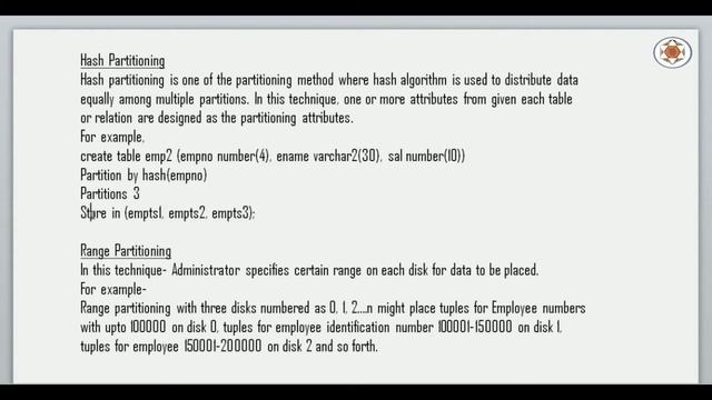 Parallel Database System Part 5 смотреть онлайн