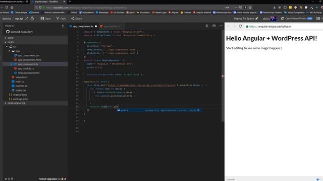 Angular and WordPress API Custom Endpoints смотреть онлайн