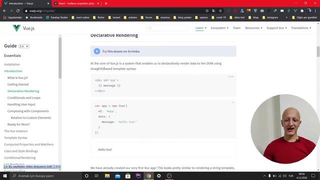 React & Vue Js Deneyimlerim смотреть онлайн