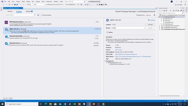 12- إنشاء اول مشروع يستخدم قواعد البيانات SQLite Xamarin.Forms смотреть онлайн