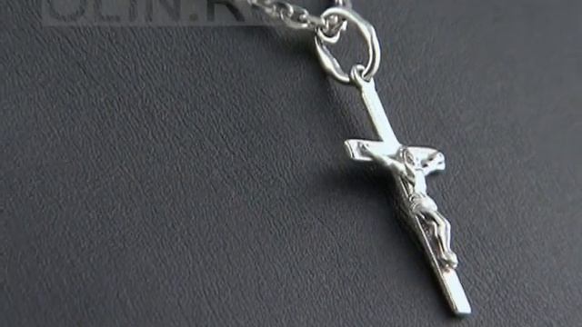 Нательный крест с распятием из серебра смотреть онлайн