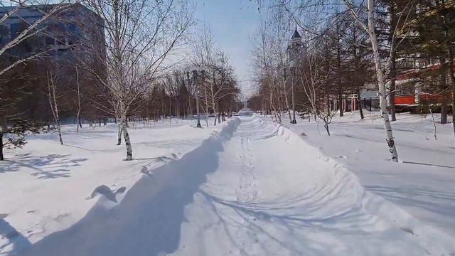 Костанай, гуляем. старые дома. смотреть онлайн