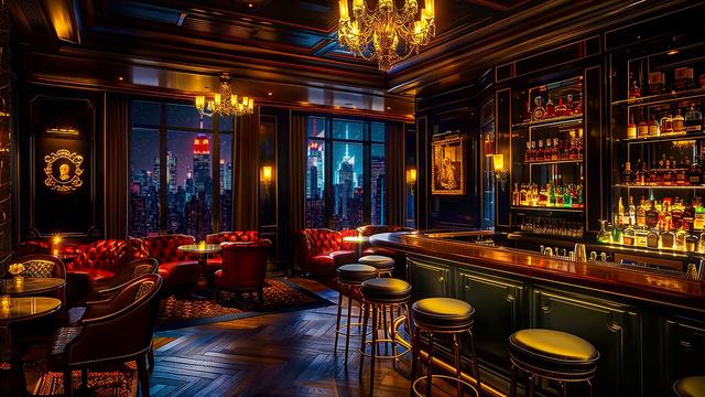 Cozy Jazz Piano Music with Romantic Bar - Relaxing Piano Jazz Background Music for Chilling, Dating смотреть онлайн