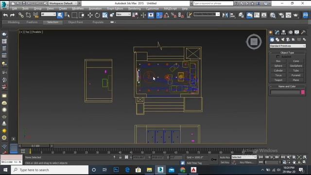 How to import Autocad file in 3ds max смотреть онлайн