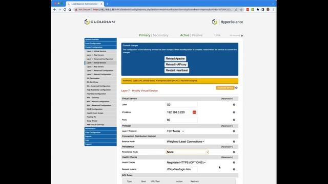 Cloudian HyperBalance Load Balancer - Part 2 Configuration смотреть онлайн