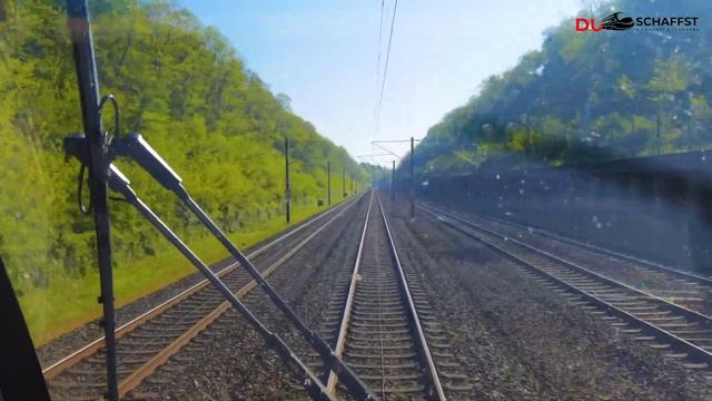 4K ✅ Führerstandsmitfahrt - 39 километров через грязное стекло с Дюрена в Кёльн смотреть онлайн