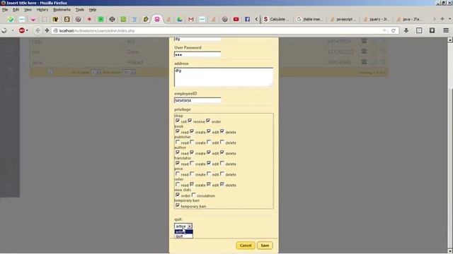 Demo Jtable PHP user management| no code,not a turtorial смотреть онлайн