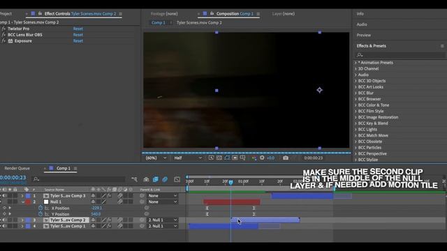 null slide transition | after effects смотреть онлайн