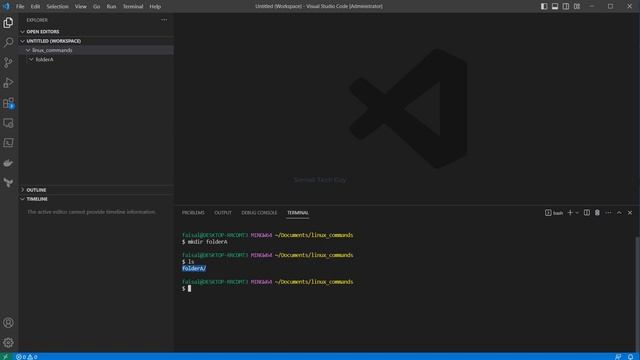 Basic linux commands for Git смотреть онлайн