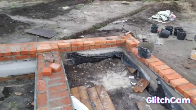 Кладка кирпича на фундамент дома смотреть онлайн