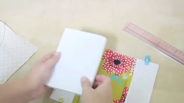 How to make a fabric book cover. sewing tutorial смотреть онлайн