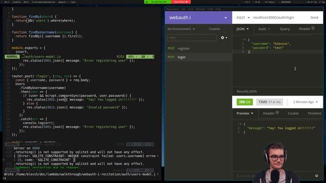 WebAuth I - Authentication смотреть онлайн