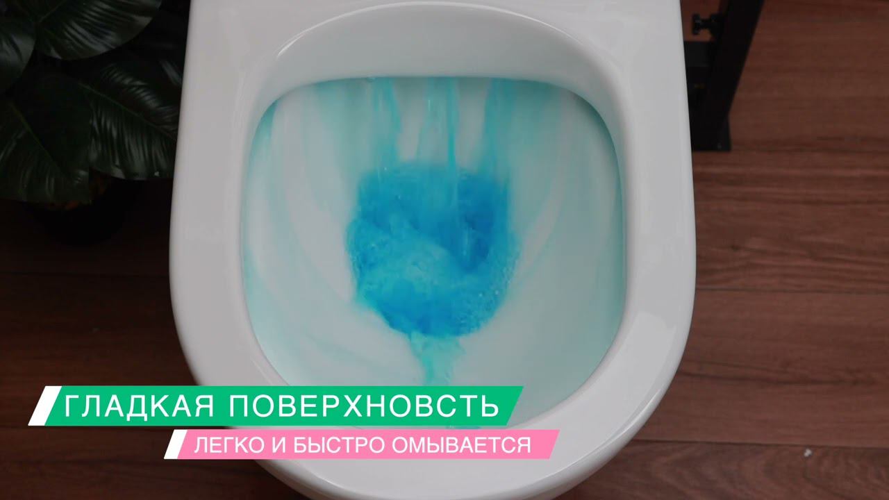 Обзорное видео работы смыва подвесного унитаза Encanto, Alcora смотреть онлайн