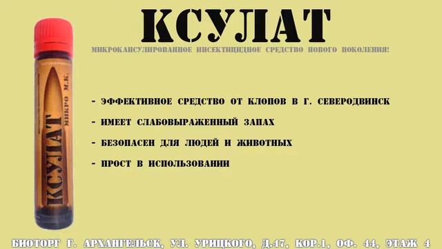 Клопы в Северодвинске. Выход есть. Биоторг. смотреть онлайн