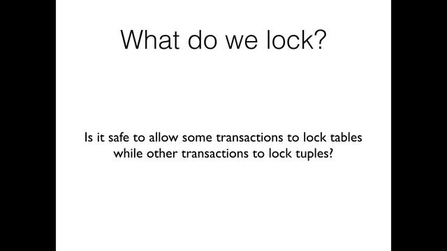 Lecture 16 Transactions and Locks смотреть онлайн