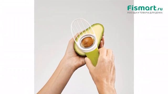 Обзор посуды для кухни | Нож для авокадо Joseph Joseph GoAvocado: где купить недорого - Fismart смотреть онлайн