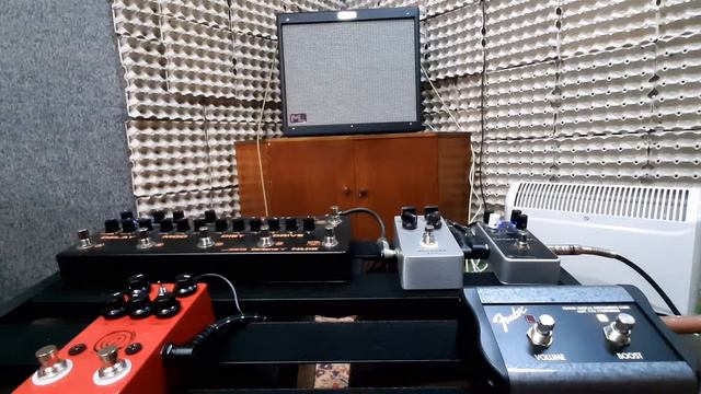 My pedal board with Fender ML Deville смотреть онлайн