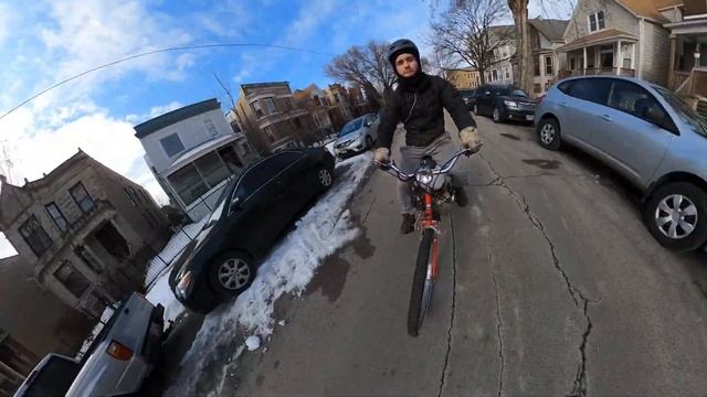 Coke Bike, 120 ish cc governor gone 4 stroke motorized beach cruiser with torque converter (stylish смотреть онлайн