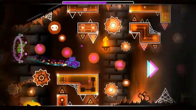 Geometry Dash - Glowy Nightmares - Геометрические кошмары смотреть онлайн