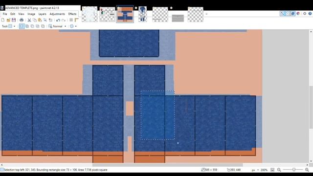 Making Aesthetic Jeans | ROBLOX SPEED DESIGN смотреть онлайн
