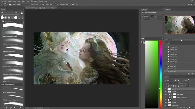 Speed painting session - Light and Shadow смотреть онлайн