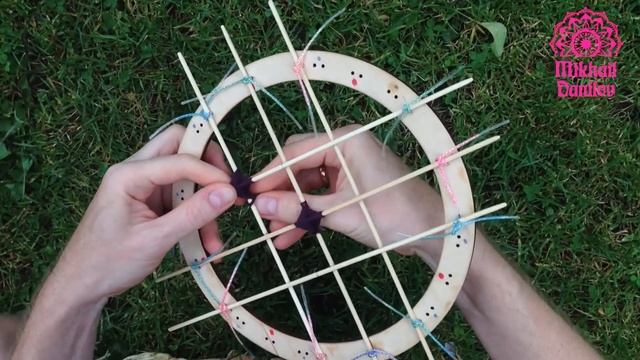 Плетём Тибетскую мандалу с использованием "Волшебного Круга" смотреть онлайн