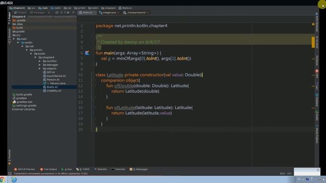 4 6 伴生对象与静态成员kotlin开发 смотреть онлайн