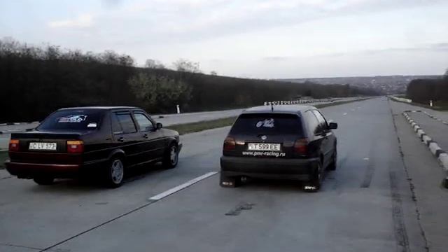 JETTA 1 8 8V vs GOLF 3 TDI смотреть онлайн