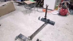 Стенд для ремонта и снятия двигателя, подкатной столик