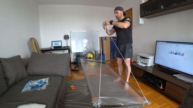 Конструкция для покраски фасада альпинистами. смотреть онлайн