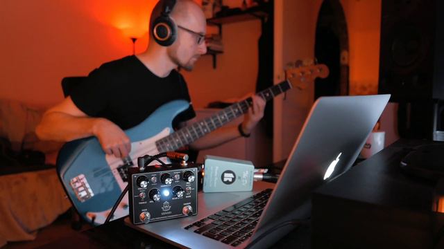 Fender Precision bass with flatwounds + Loco Pedals Sensei preamp + Kasleder FX The DI смотреть онлайн