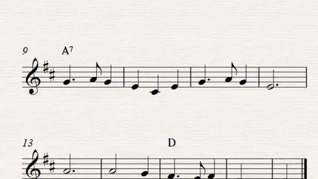 Free easy violin sheet music, Blow The Man Down смотреть онлайн