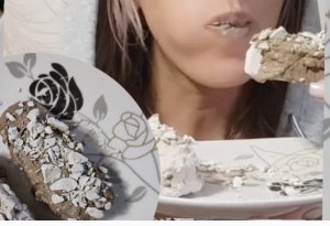 Пиленый мел с кремом