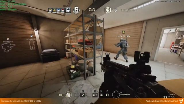 Rainbow 6: Siege BETA - Benchmark Tool - Final Results: G3258 vs 760K смотреть онлайн