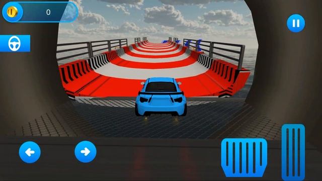 Car Stunts 3D Game Car Stunt Games Mega Ramp Challenge Impossible Tracks Android Gameplay смотреть онлайн