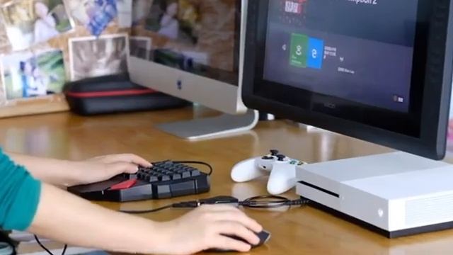 C91 Keyboard and Mouse Combo for PS4, Xbox One,Switch, PS3,PC（include adapter） смотреть онлайн