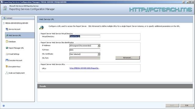 Reporting Services - Configuration смотреть онлайн