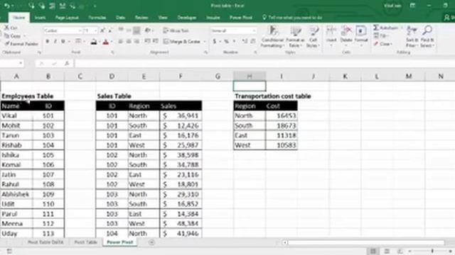 Excel How to create the pivot table and power pivot in смотреть онлайн