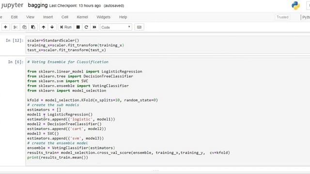 Ensemble learning - Bagging in python | part - 2 смотреть онлайн