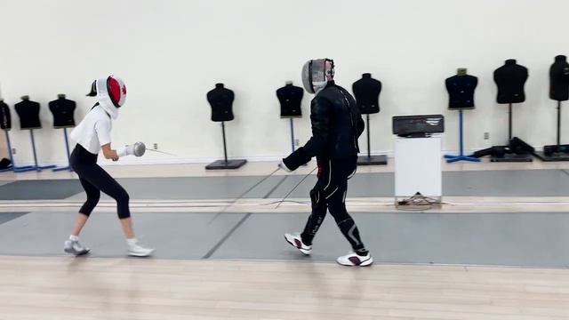 Fencing Lesson With Coach Michel Sicard (Epee)