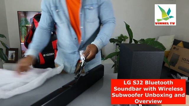 LG SJ2 Bluetooth Soundbar with Wireless Subwoofer Unboxing and Overview смотреть онлайн