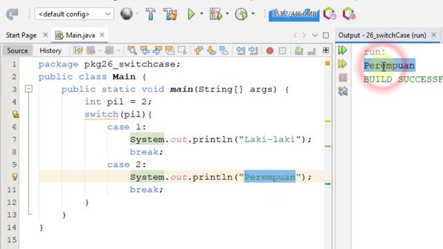 Java 27 - Switch Case pada Java - Tutorial Java Netbeans Indonesia смотреть онлайн